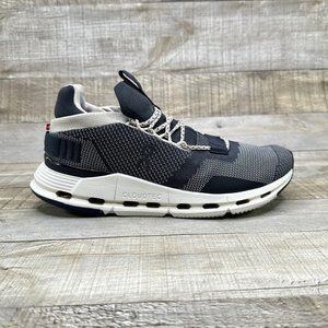 On Running Athletic Shoes in Black and White
